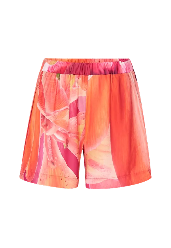 Zizzi - Shorts lFloral - Orange