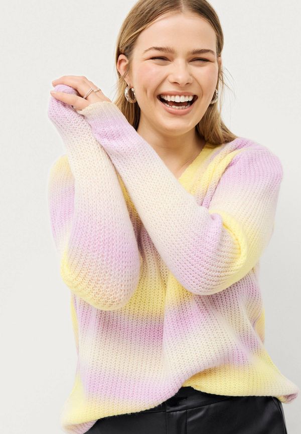 Zizzi - Tröja mSpace L/S Pullover - Lila - 54/56