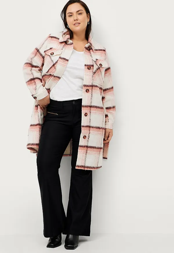 Zizzi - Byxor jEva Bootcut Pants - Svart