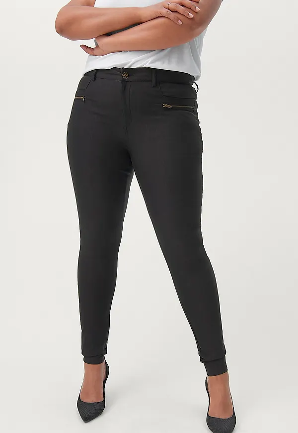 Zizzi - Byxor jEva Long Pant - Svart