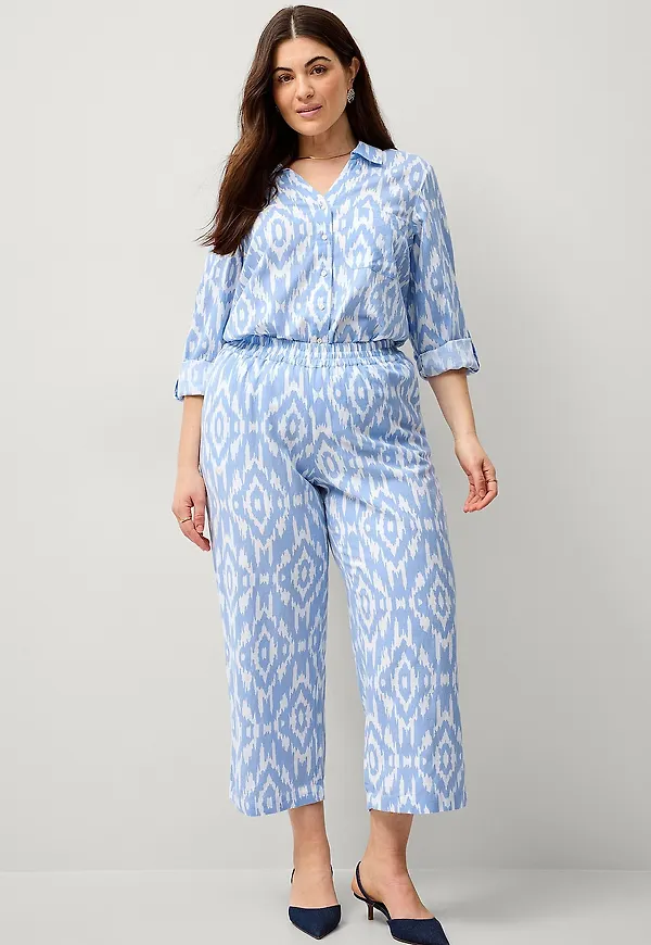 Zizzi - Byxor vEellie Knickers - Blå