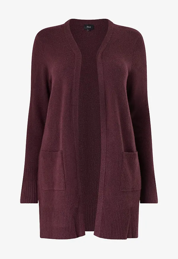 Zizzi - Cardigan caSunny L/S - Svart