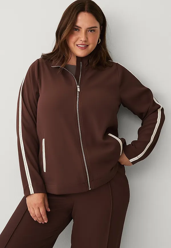 Zizzi - Cardigan mClaudia L/S - Brun