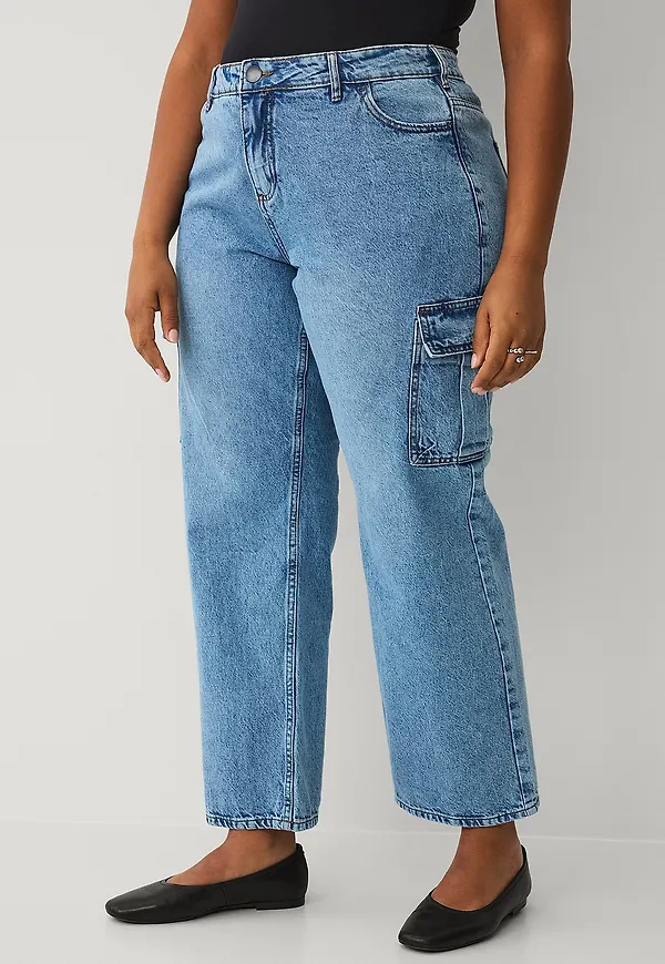 Zizzi - Cargojeans jTami - Blå