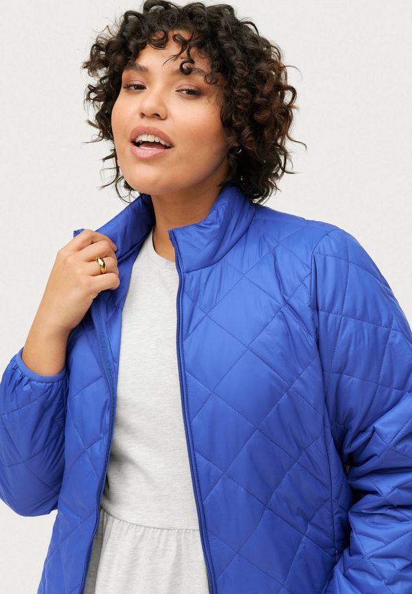 Zizzi - Jacka caDiamond L/S Jacket - Blå - 50/52