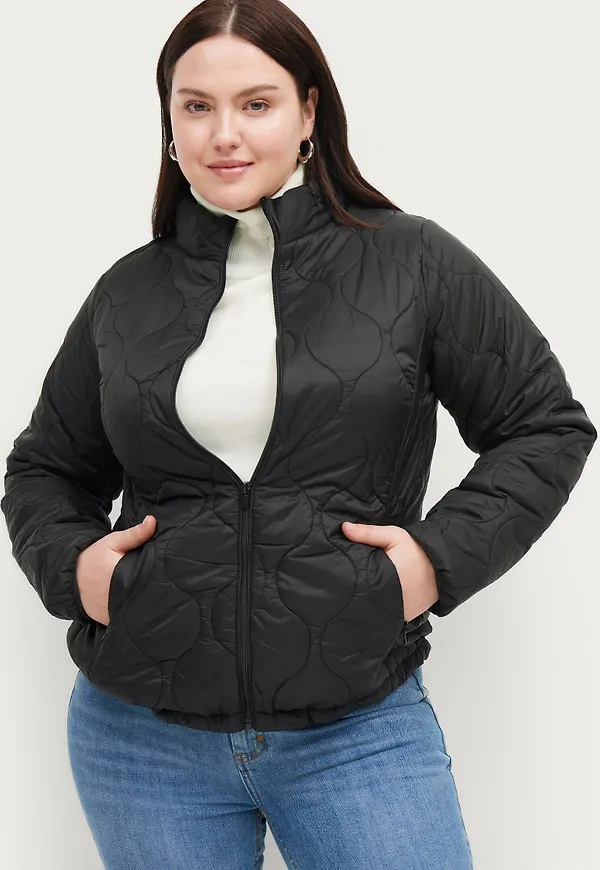 Zizzi - Jacka caMaya L/S Jacket - Svart - 42/44