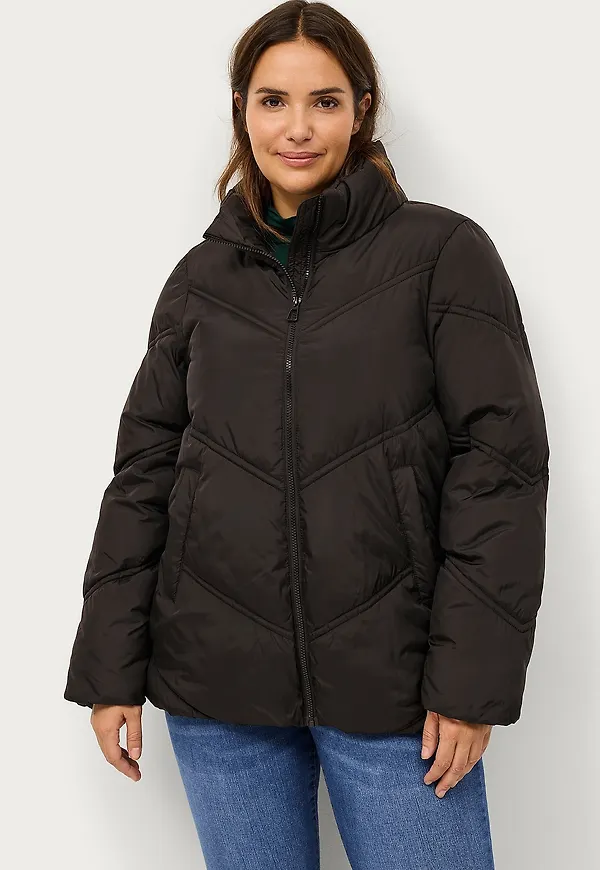 Zizzi - Jacka caPam L/S Jacket - Svart
