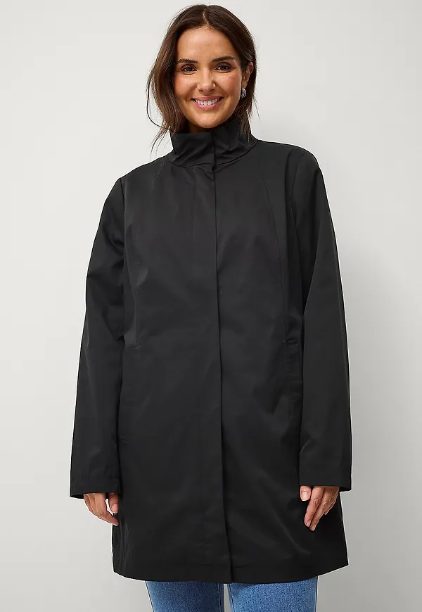 Zizzi - Jacka caShelby L/S Coat - Svart