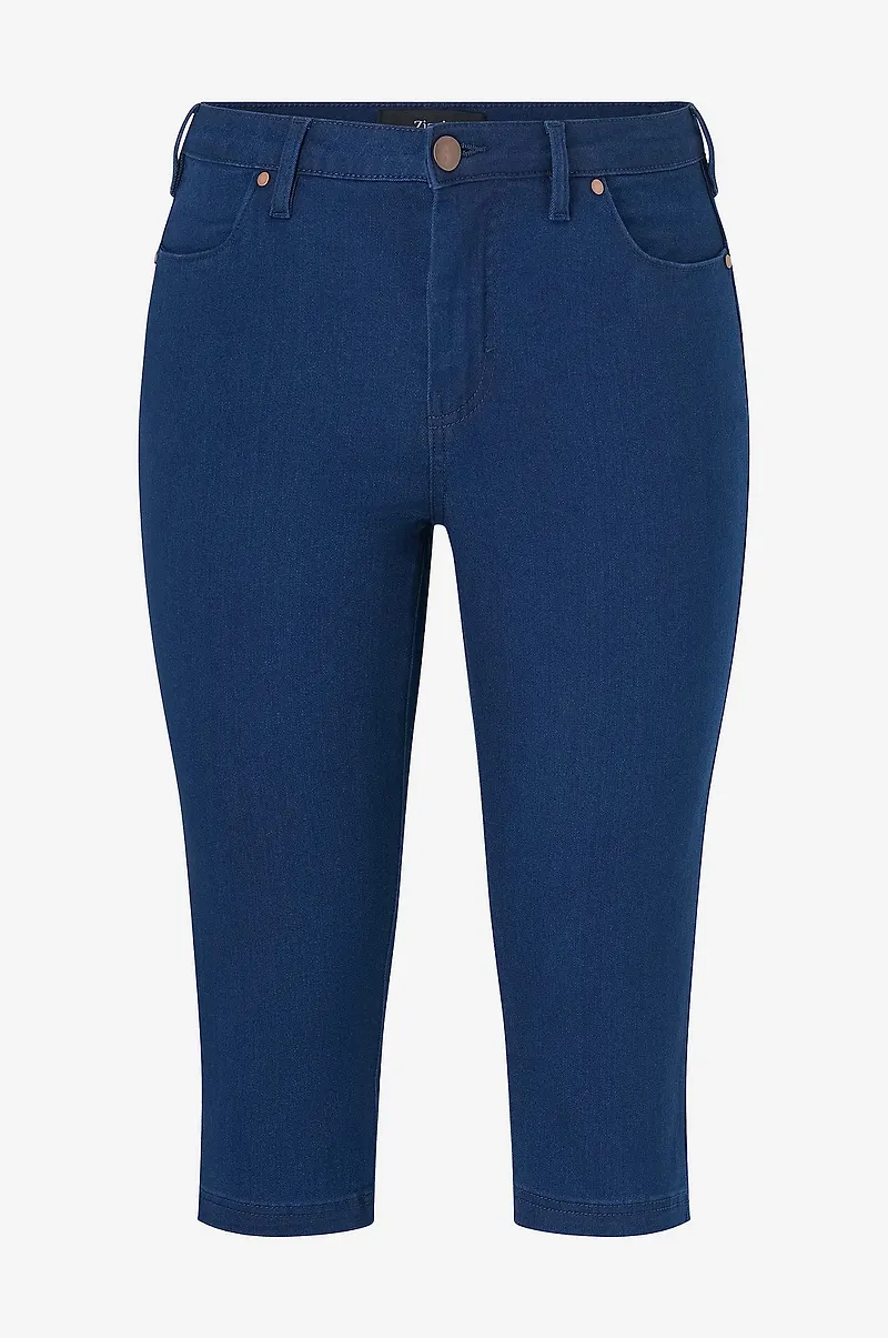 Zizzi - Jeans Amy Capri - Blå