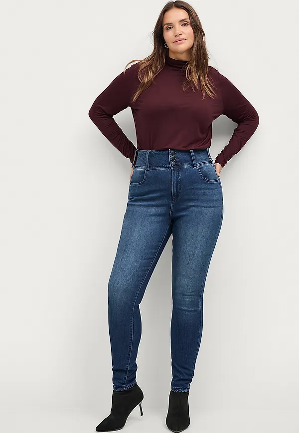 Zizzi - Jeans jKate Bea - Blå