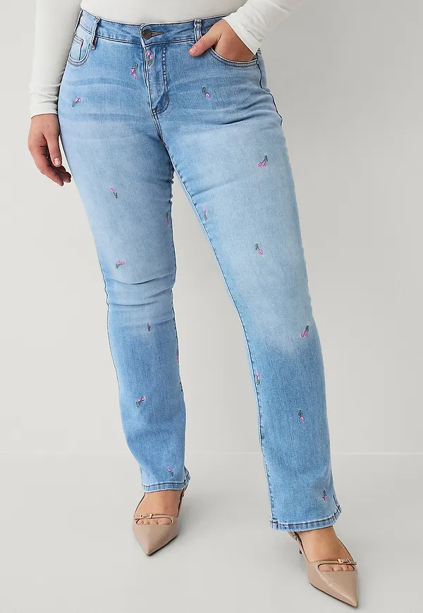 Zizzi - Jeans jSelma Flared Jeans - Blå