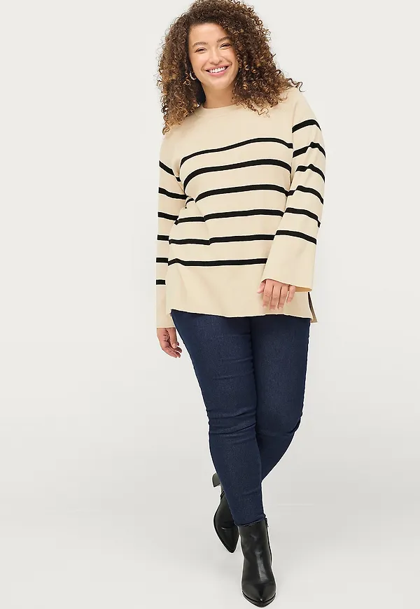Zizzi - Jeggings jAlma Long - Blå