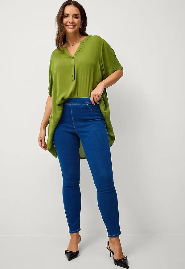 Zizzi - Jeggings jTalia - Blå