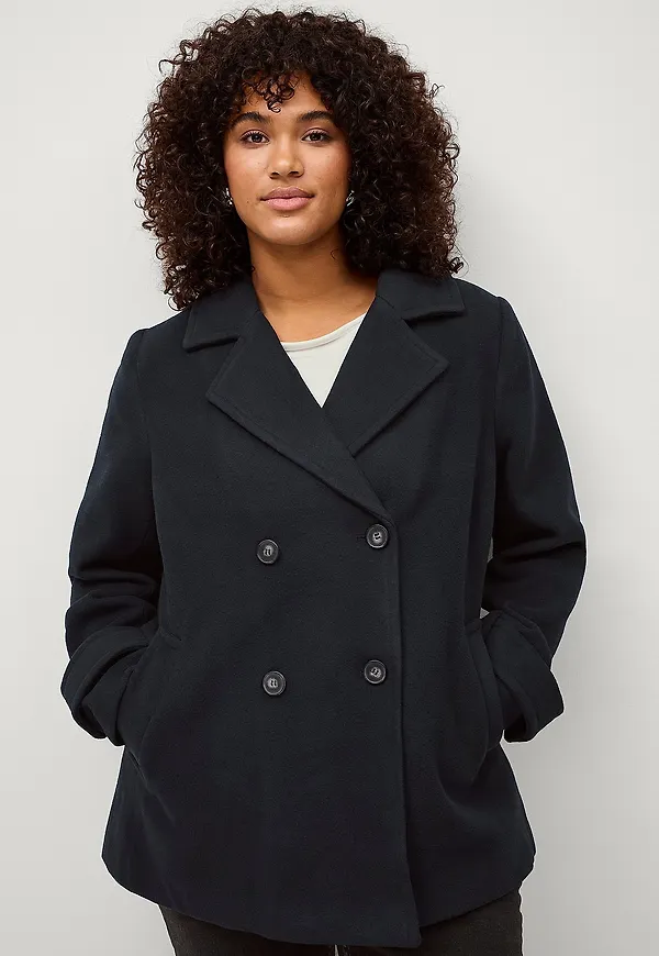 Zizzi - Kappa mCecilia L/S Jacket - Blå