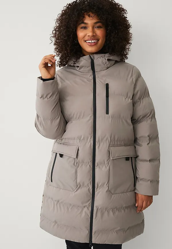 Zizzi - Kappa mSealed L/S Coat - Beige