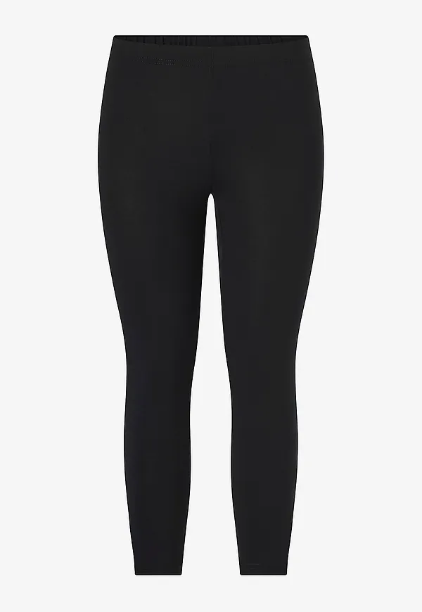 Zizzi - Leggings 3/4 - Svart
