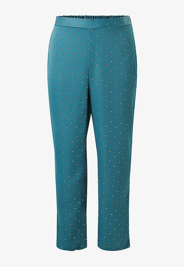 Zizzi - Pyjamasbyxor mSaly Long Pants - Grön