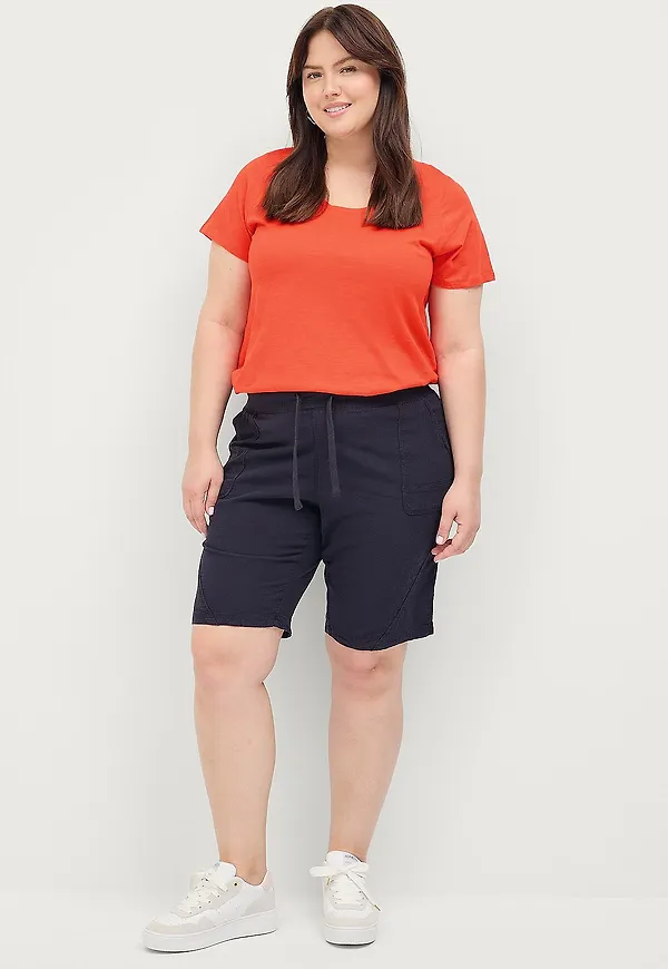 Zizzi - Shorts jEasy Shorts - Blå