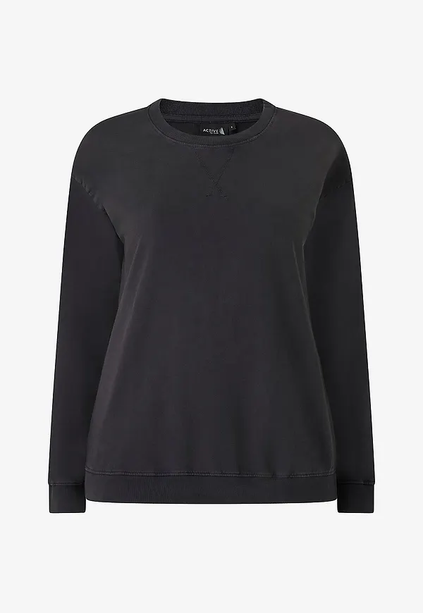 Zizzi - Sweatshirt aPenny - Grå