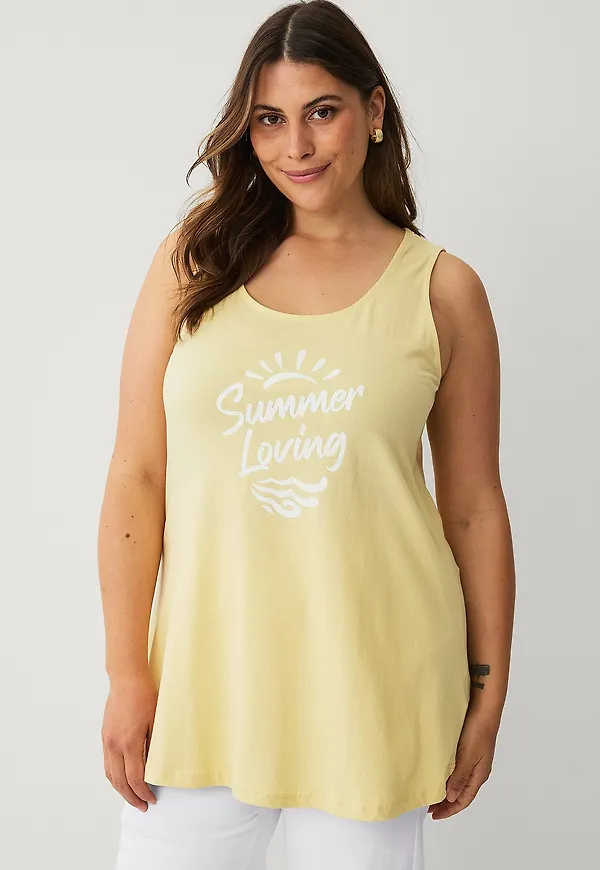 Zizzi - Topp Vmy, S/l, Top - Gul