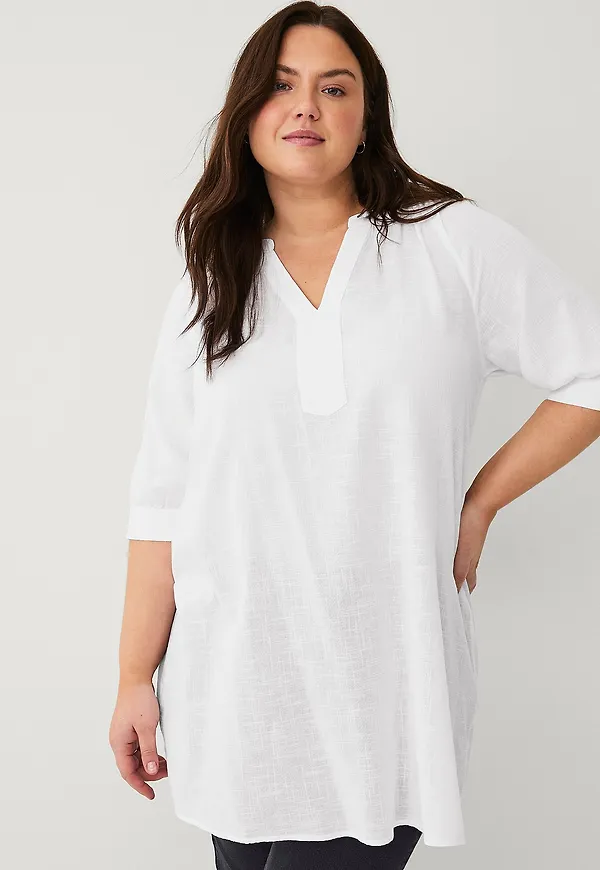 Zizzi - Tunika cAnanna 1/2 Tunic - Vit