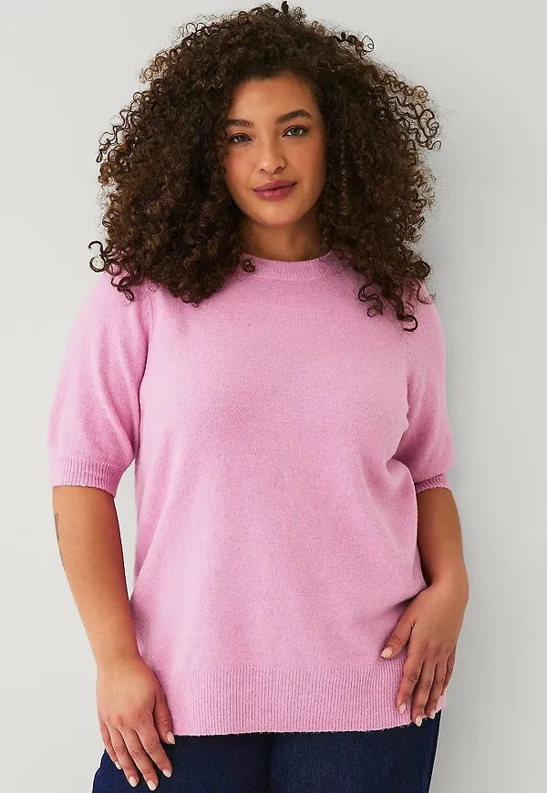 Zizzi - Tunika caunny 1/2 Pullover - Rosa