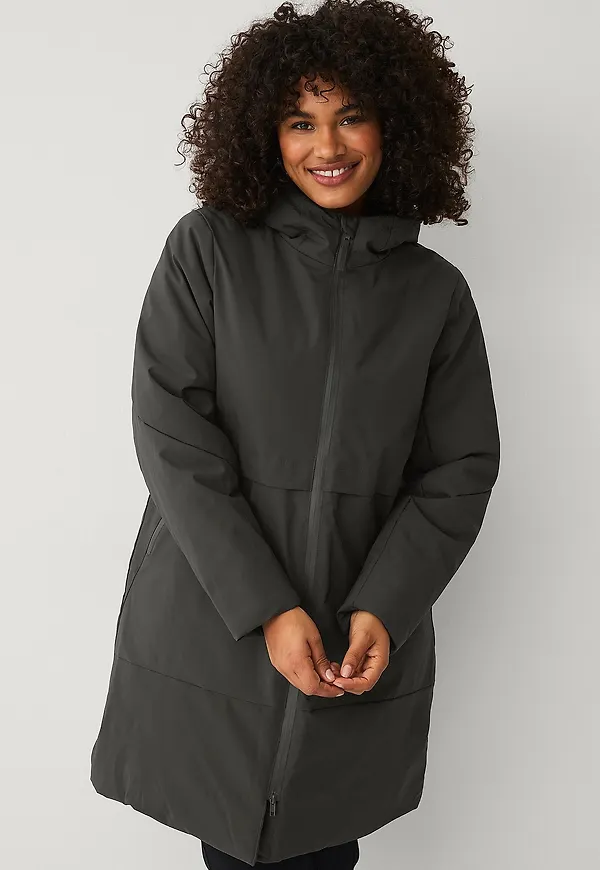 Zizzi - Vinterjacka caWilla L/S Coat - Grå
