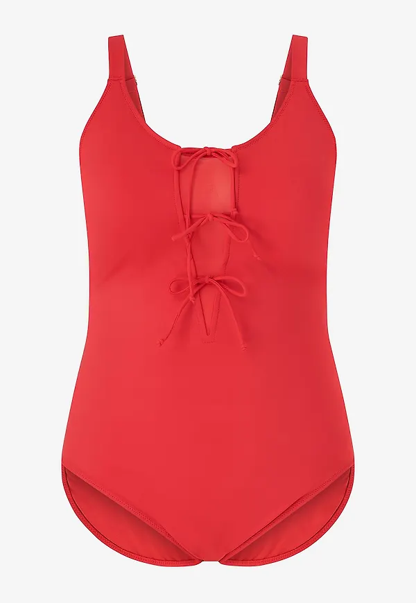 Zizzi - Baddräkt sPauline Tie Swimsuit Solid