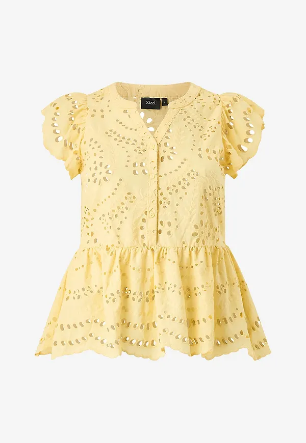 Zizzi - Blus mAlika S/L - Gul