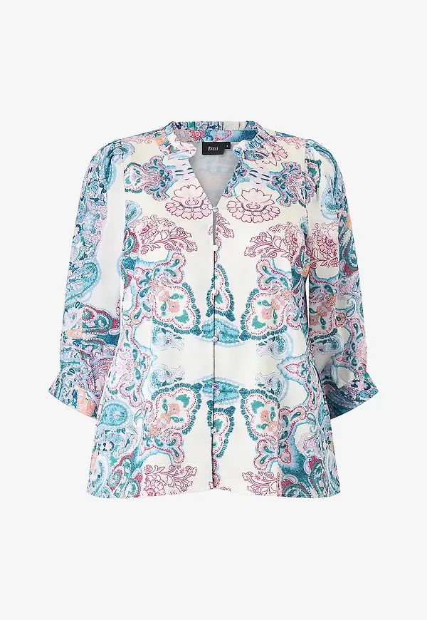 Zizzi - Blus mKrista 3/4 - Lila