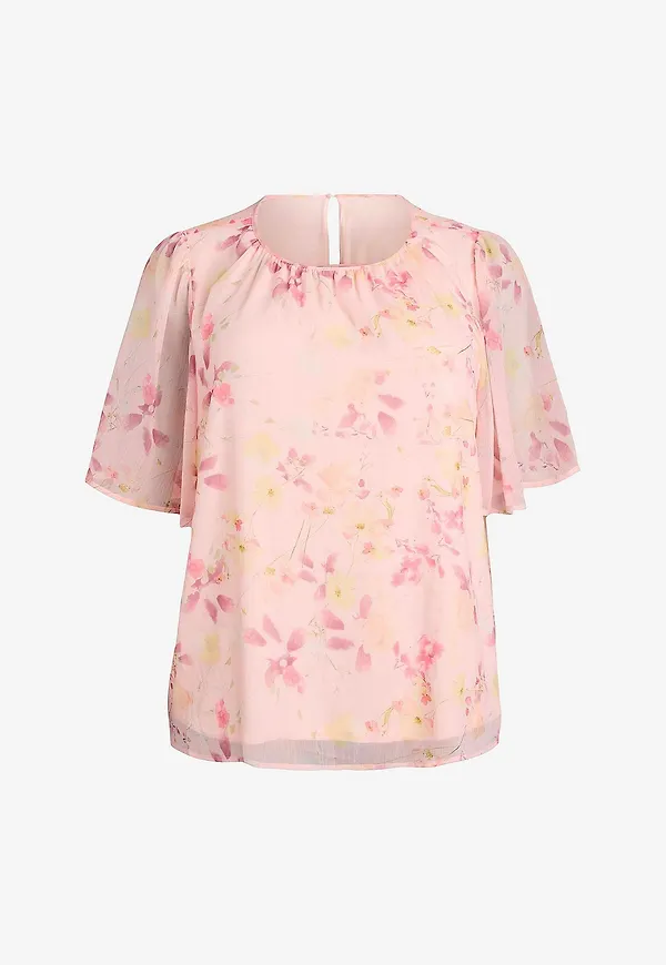 Zizzi - Blus mRina S/S - Rosa