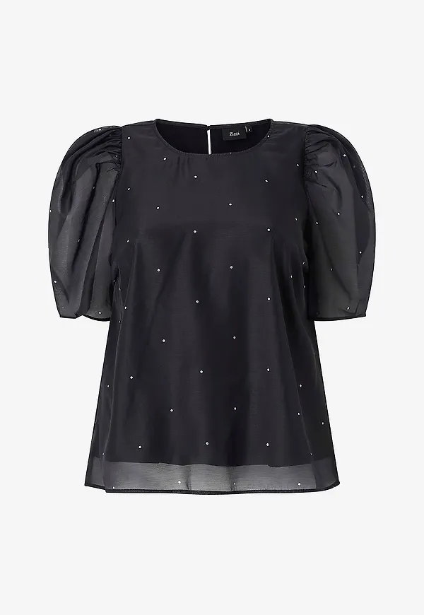 Zizzi - Blus mTilde - Svart