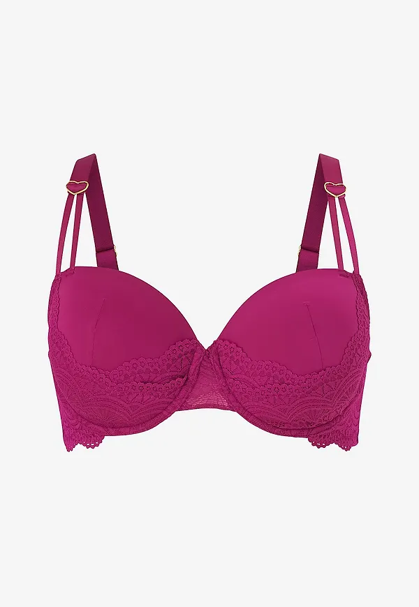 Zizzi - Bygel-bh Lala, Cup Bra - Lila