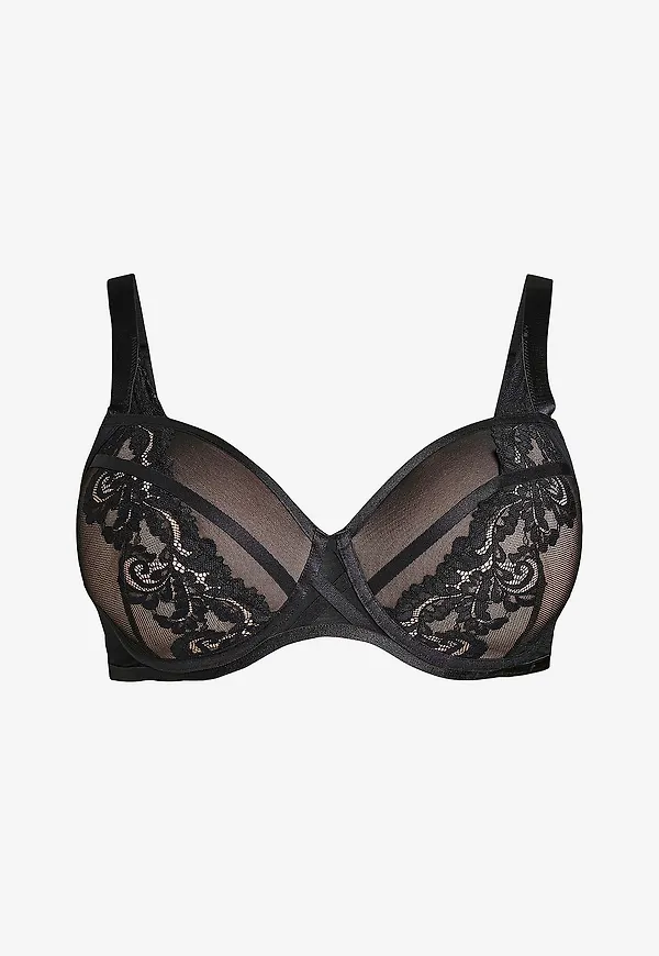 Zizzi - Bygel-bh Landry, Cup Bra - Svart