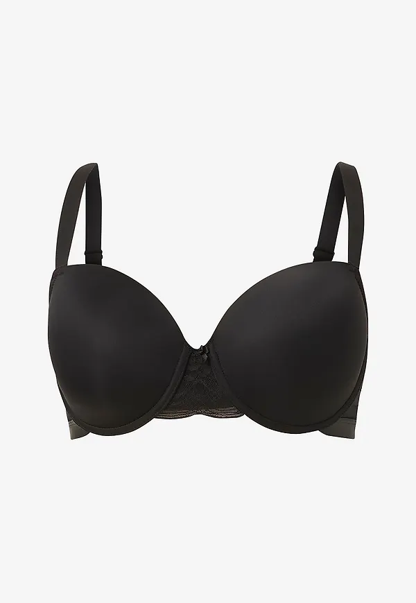 Zizzi - Bygel-bh lFie Cup Bra - Svart