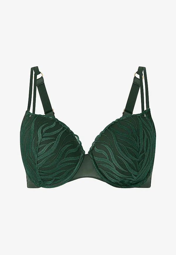 Zizzi - Bygel-bh Lilo Cup Bra - Grön