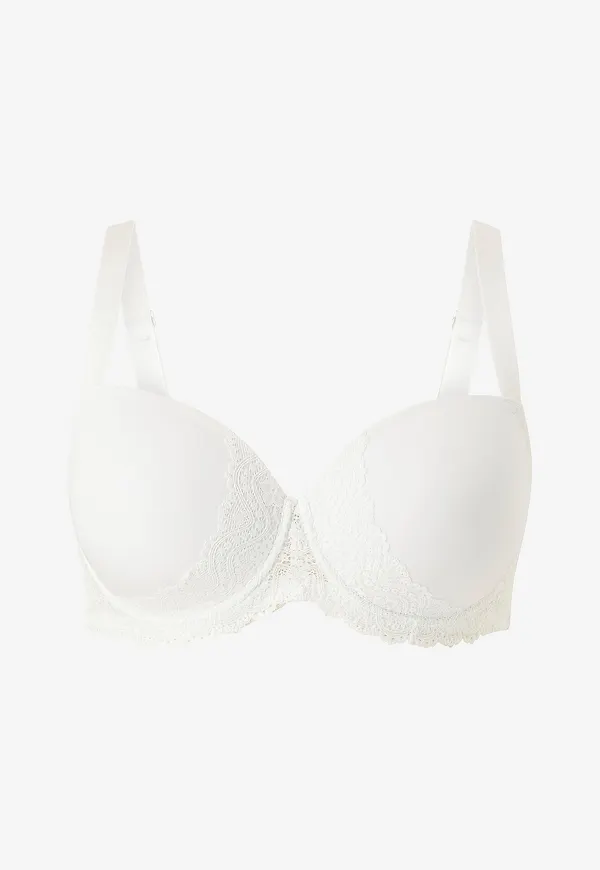 Zizzi - Bygel-bh lSara Cup Bra - Vit