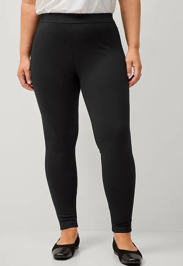 Zizzi - Byxor vWinola Long Leggings - Svart