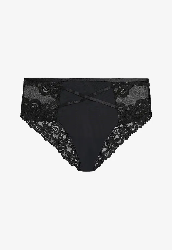 Zizzi - Hipstertrosa Landry, Rw Brief - Svart