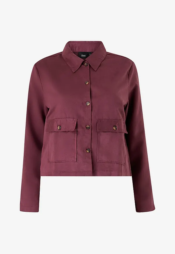 Zizzi - Jacka cAdora Indoor - Röd