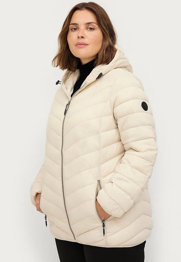 Zizzi - Jacka caSally L/S Jacket - Beige