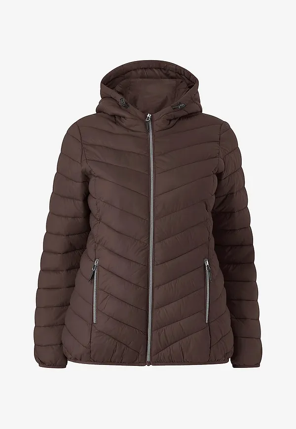 Zizzi - Jacka caSally L/S Jacket - Brun