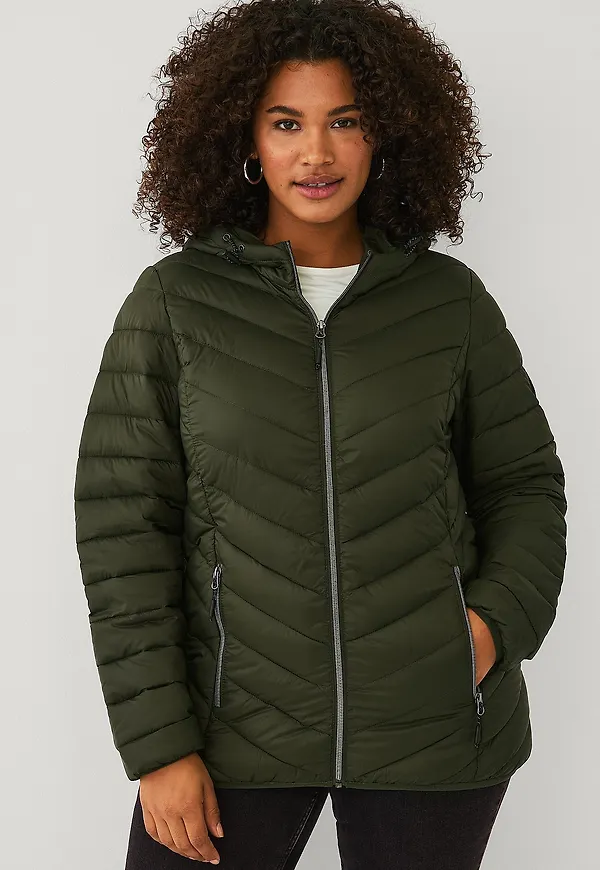 Zizzi - Jacka caSally L/S Jacket - Grön