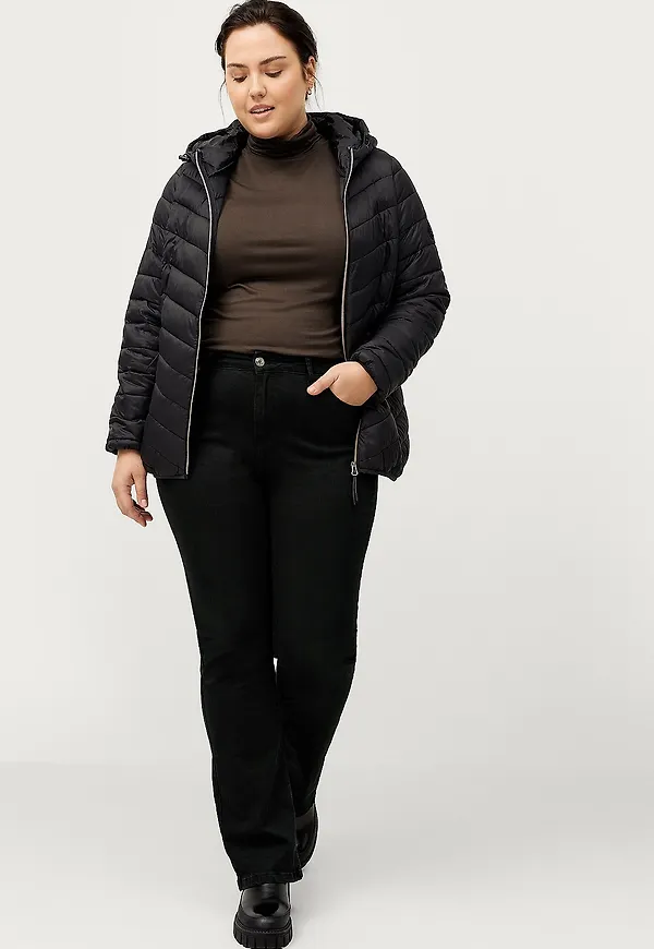 Zizzi - Jacka caSally L/S Jacket - Svart