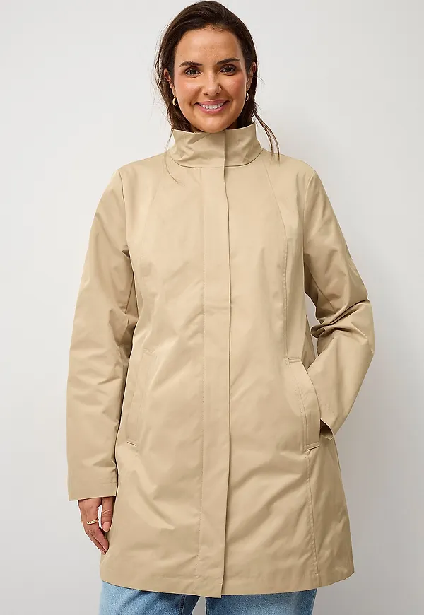 Zizzi - Jacka caShelby L/S Coat - Beige