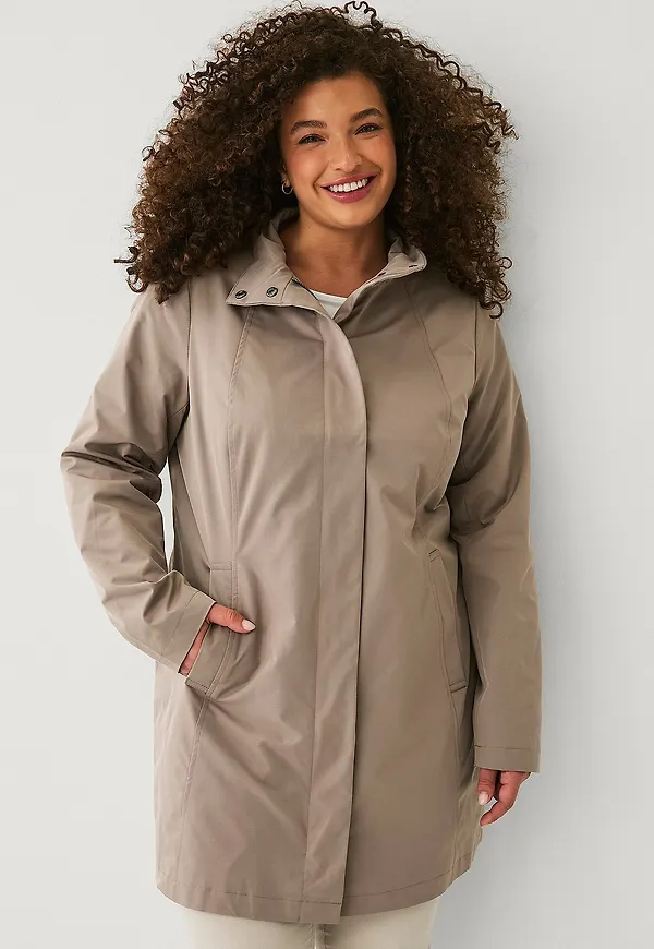 Zizzi - Jacka caShelby L/S Coat - Brun