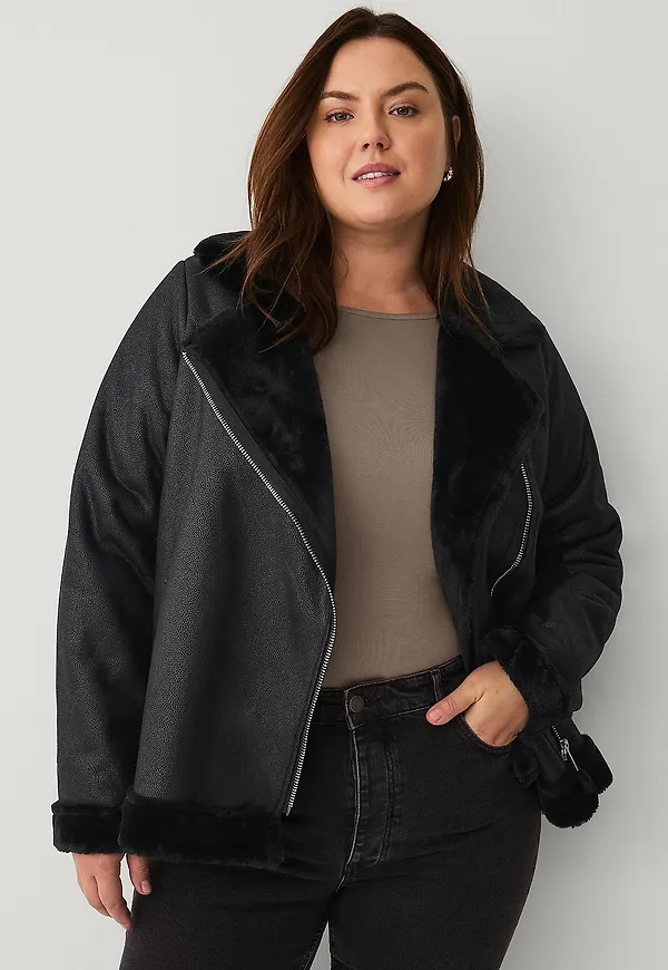 Zizzi - Jacka mPilot L/S Jacket - Svart