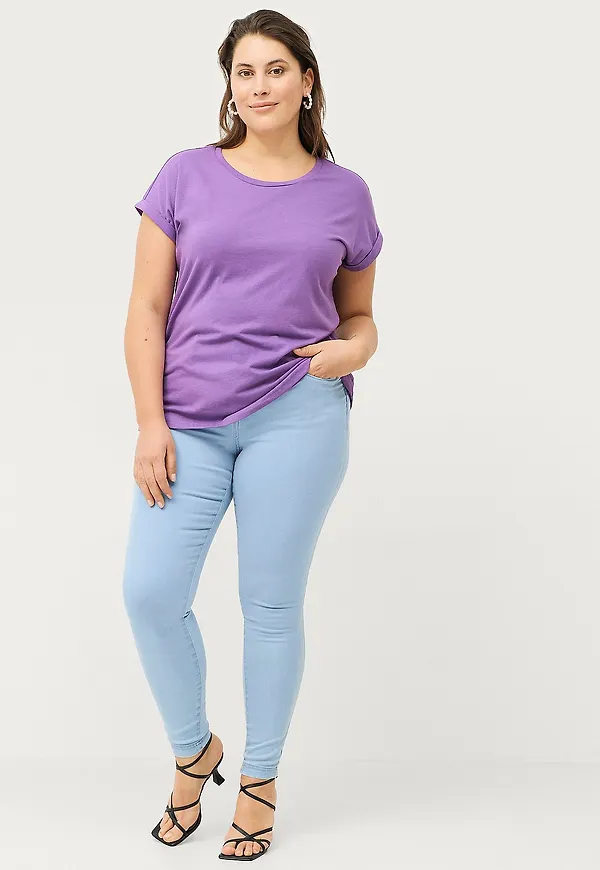 Zizzi - Jeans Amy Super Slim - Blå