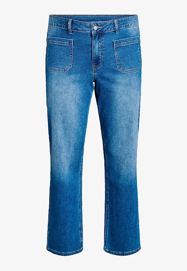 Zizzi - Jeans jChar Wide - Blå