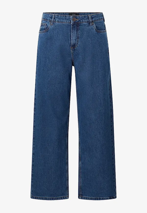 Zizzi - Jeans jLiva, Wide - Blå
